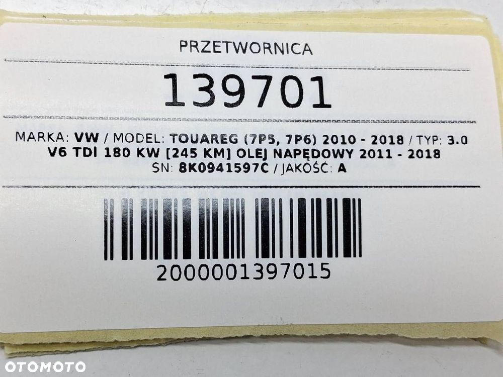 PRZETWORNICA MODUŁ XENON VW TOUAREG II 7P 8K0941597C - 3