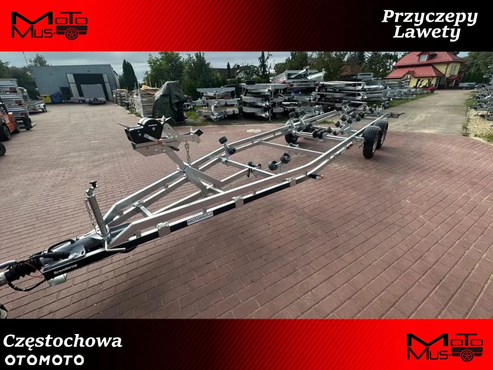 Brenderup Przyczepa Brenderup 303500 TB SRX podłodziowa łódź do 8,7m DMC 3500 kg 2 osie mocna - 1