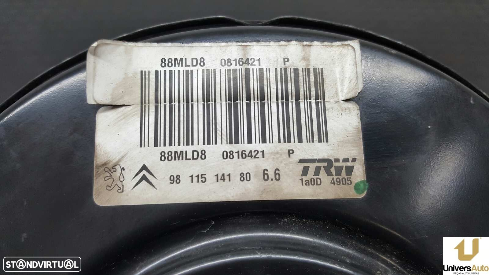 SERVOFREIO PEUGEOT 2008 (--.2013->) GT LINE - 2