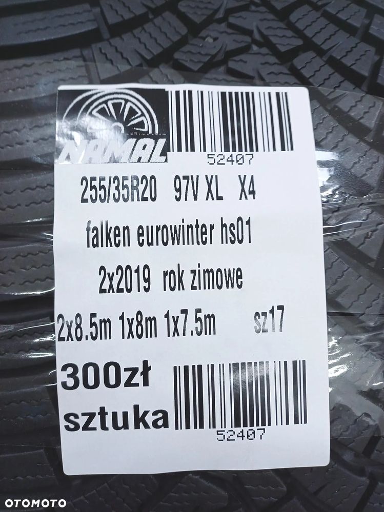 4x 255/35r20 falken opony zimowe 8,5mm 52407 - 11