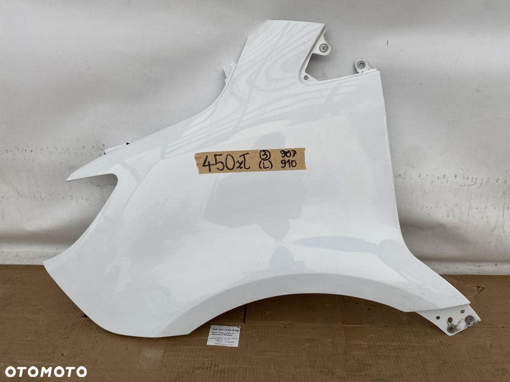 SPRINTER 907 910 17- BŁOTNIK PRZEDNI LEWY BIAŁY - 1