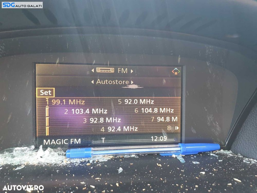 Display Ecran Afisaj pentru Navigatie Mica BMW Seria 5 E60 E61 2003 - 2010 [C2219] - 1