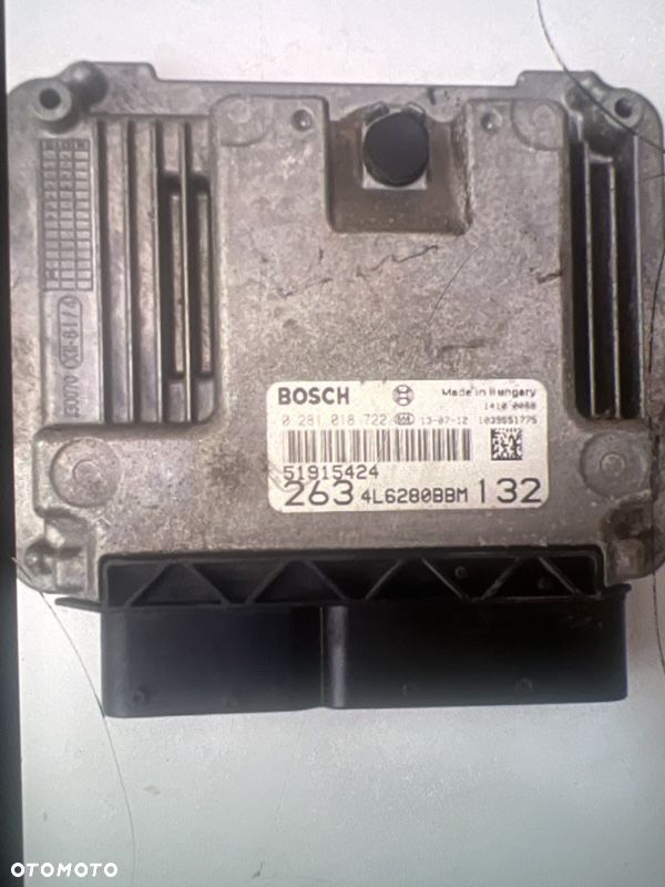 sterownik silnika Opel combo Fiat doblo 0281018722 - 1