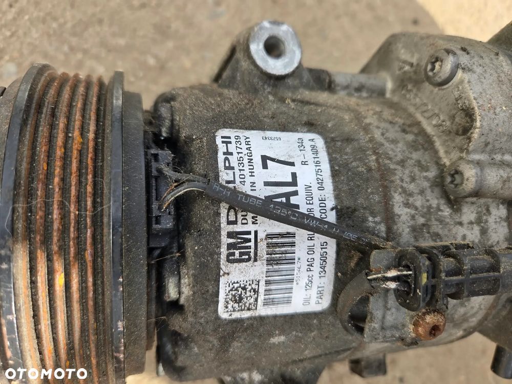 Sprężarka klimatyzacji pompa kompresor 401351739 GM DELPHI OPEL Astra J IV 1.4 turbo