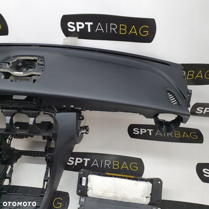 MERCEDES W205 LIFT DESKA ROZDZIELCZA KONSOLA KOKPIT PULPIT PODUSZKI AIRBAG AIR BAG PASY KIT SET - 4