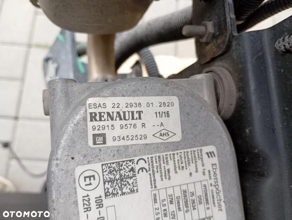 Webasto Ogrzewanie Postojowe Eberspacher D5S 37W 12V 5.0 KW Renault Trafic III Vivaro B Talento 929159576R - 9