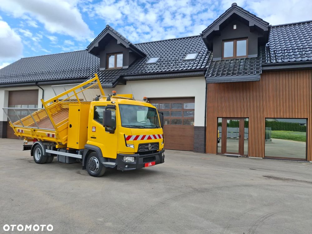 Renault D7.5 Wywrotka Kipper 3 Strony Hak Euro 6 2015r 3 Miejsca Skrzynia Dzielone Burty Bliźniak 7500 KG - 26