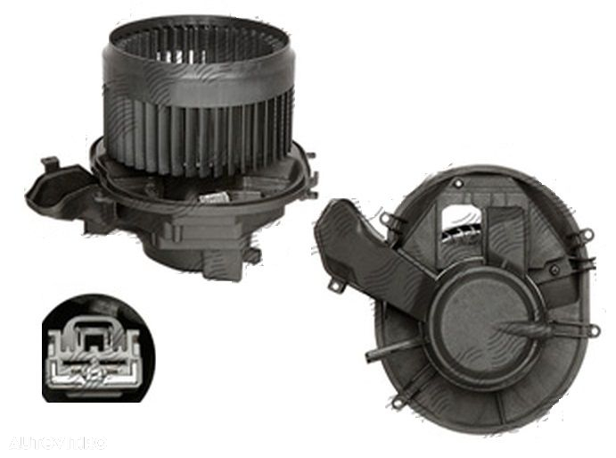 Ventilator habitaclu Volvo S60, 2000-2009, motor 2.0 T, 2.3 T, 2.4/2.4 T, 2.5 T, benzina, 2.4 D/D5, diesel, cu/fara AC, putere 360 W, diametru 156 mm, - 2
