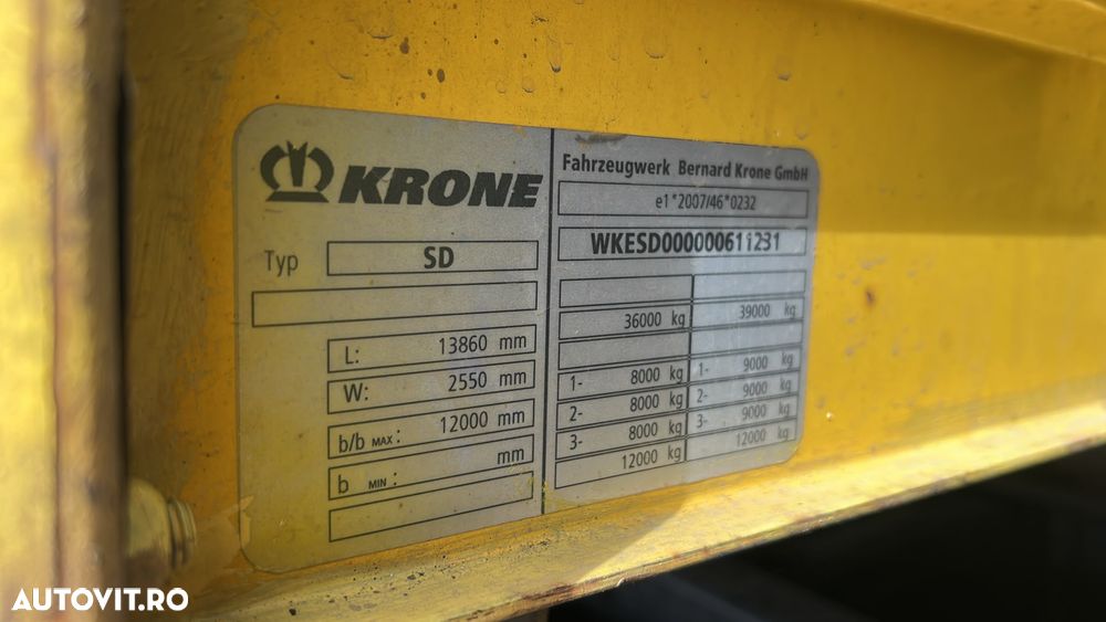 Krone SD DA06LNF Prelata - 8