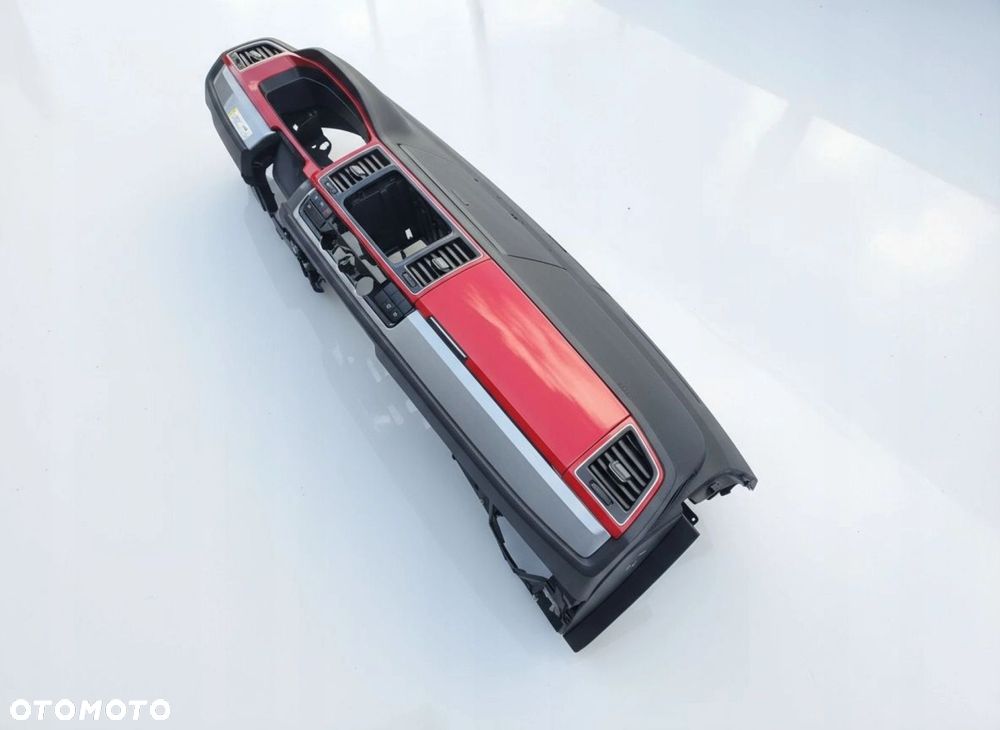 VW T6 MULTIVAN dekor dekory listwy ozdobne osłona konsoli CZERWONY RED - 2