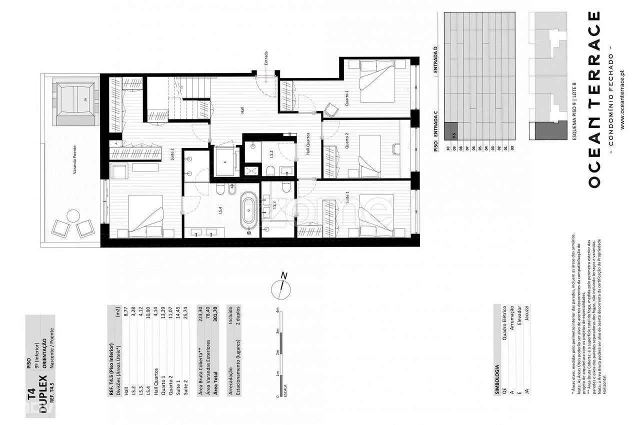 Penthouse Duplex T4 Leça da Palmeira - Ocean Terrace - Grande imagem: 4/60