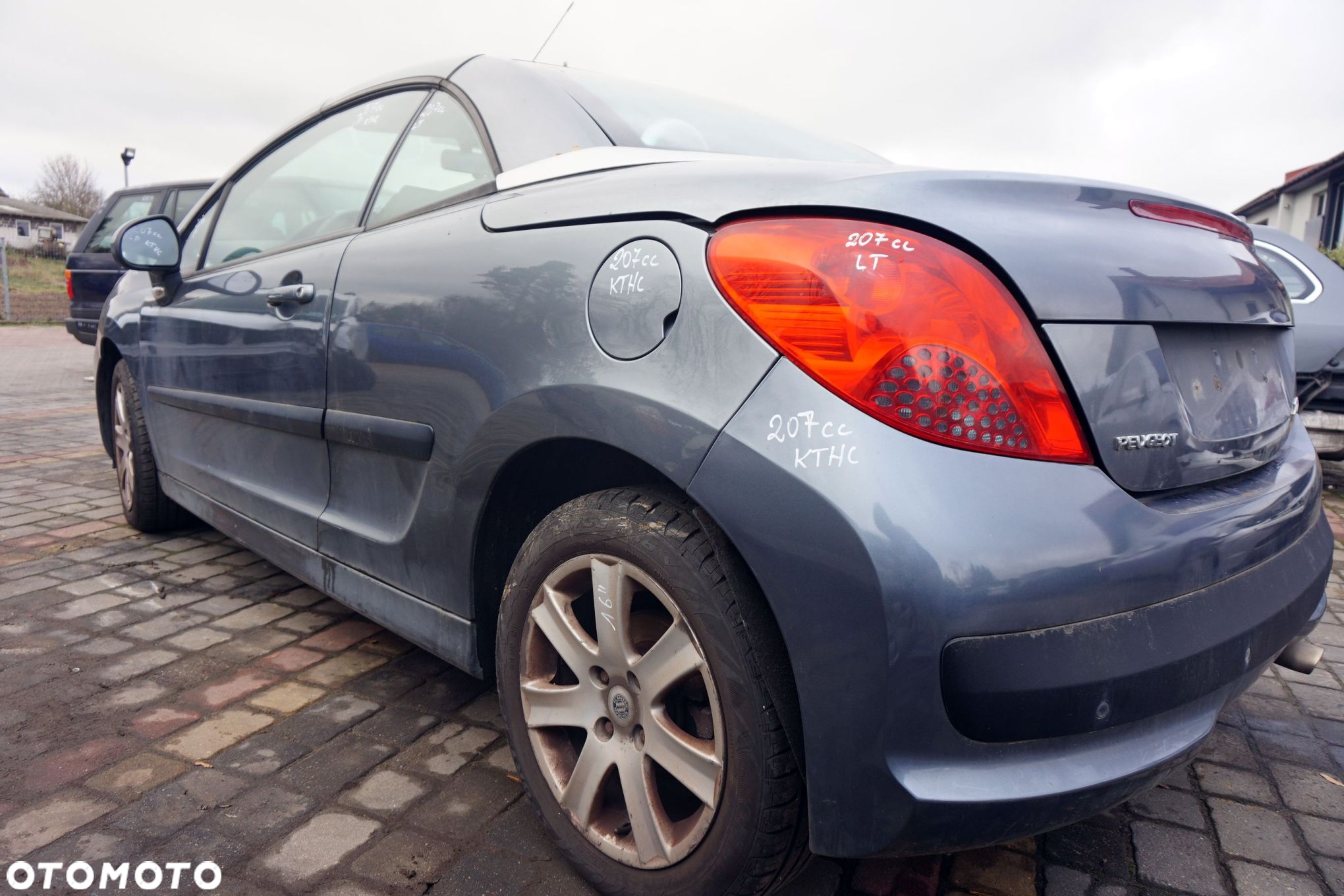 PEUGEOT 207 CC CABRIO 2008 KTHC 1.6 VTI EP6 120KM 20CQ46 SZARY na części - 3