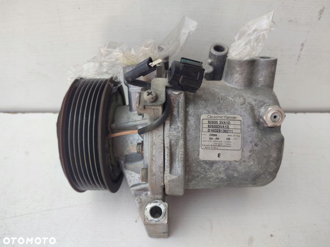 Sprężarka klimatyzacji NISSAN MICRA IV K13 LIFT 1.2B 926003VA1D 75 TYS PRZE - 1