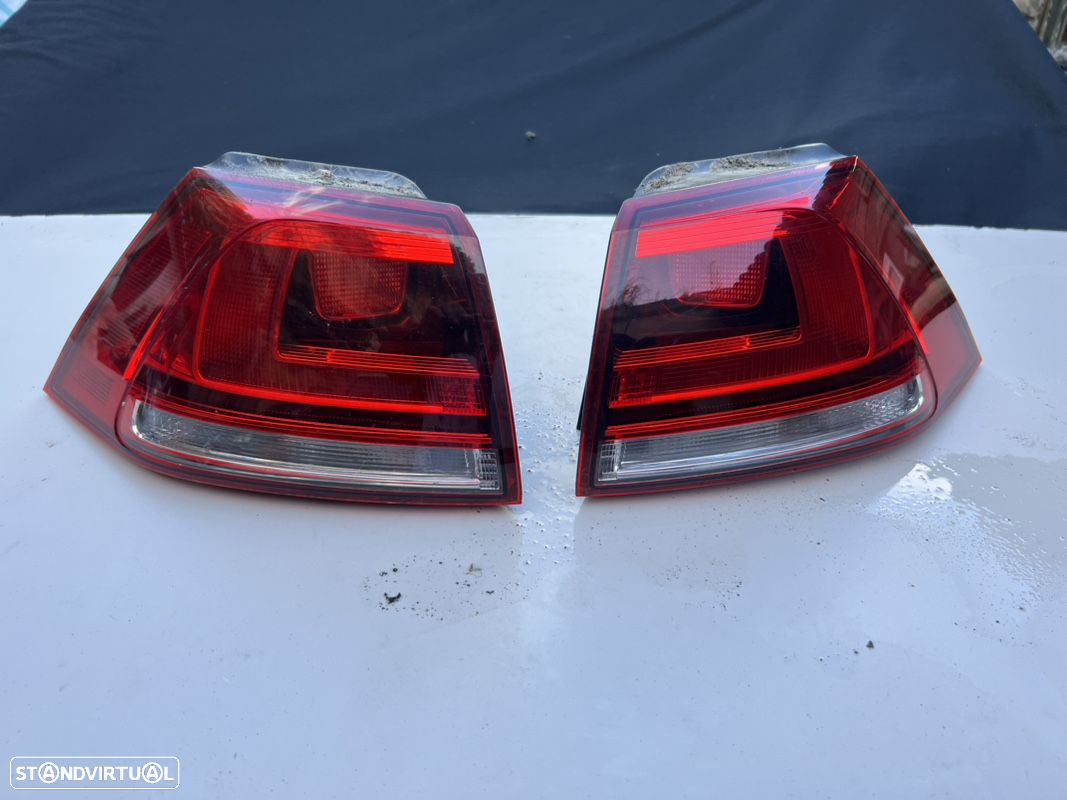 Farolim  Trás Esquero Esq  Vw Golf 7 VII - 2
