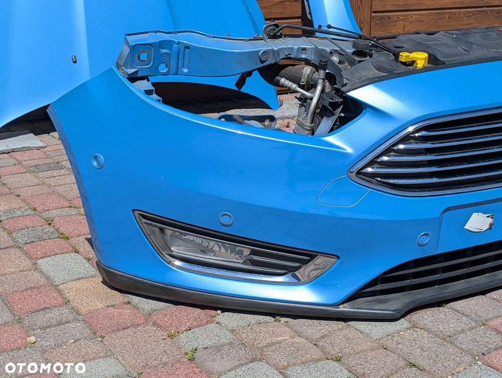 ZDERZAK PAS PRZEDNI MASKA BŁOTNIK PRZÓD FORD FOCUS III LIFT 1.0 ECOBOOST 14-18 WF PDC - 2