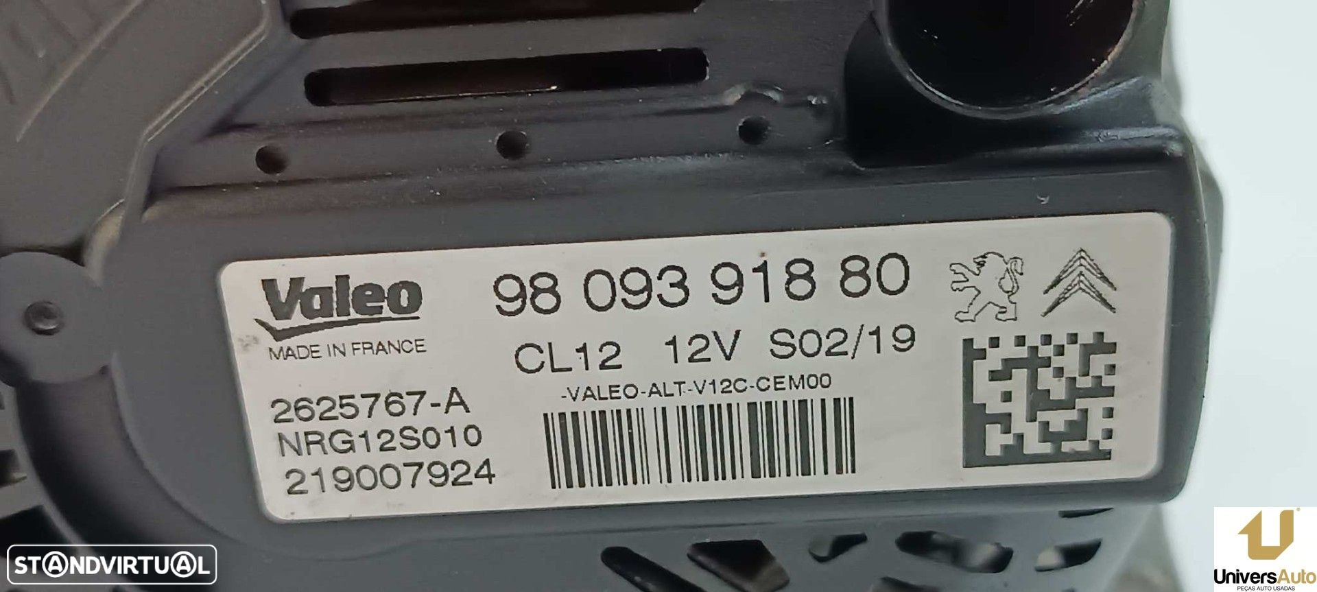 ALTERNADOR PEUGEOT 2008 (--.2013->) STYLE - 4