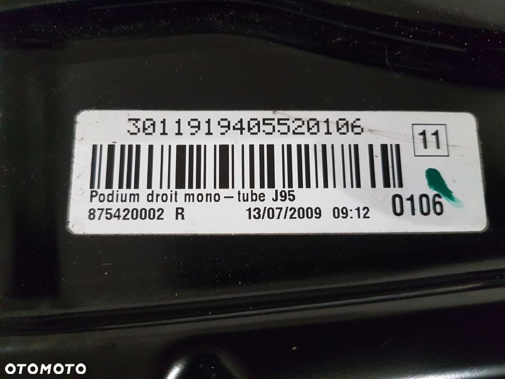 RENAULT MEGANE SCENIC III STELAŻ FOTELA PRAWEGO - 5