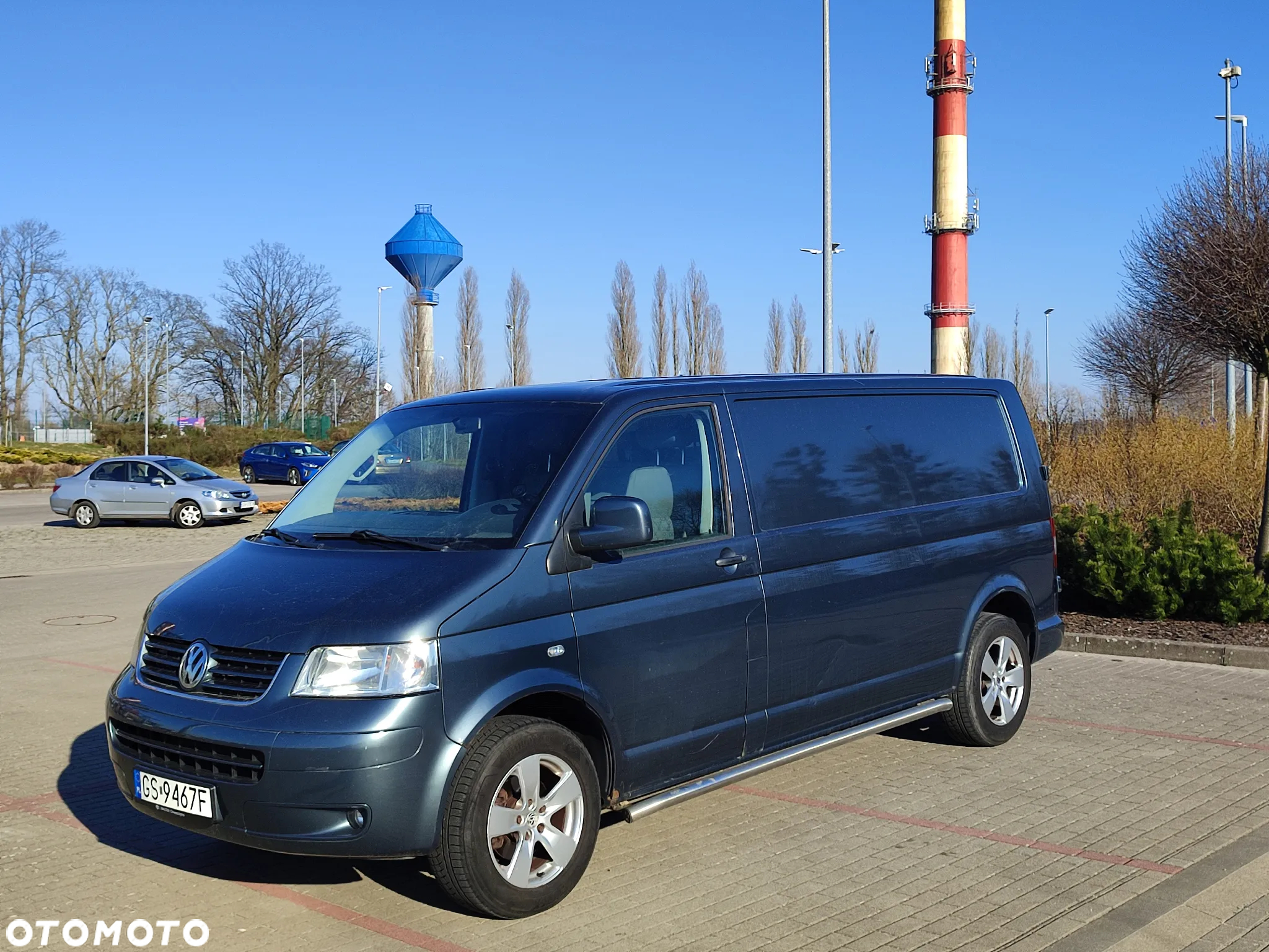 Volkswagen T5 Long L2H1 2.5TDI Klima, Alu, Skrzydełka, Podłokietniki, Po pełnym serwisie - 4