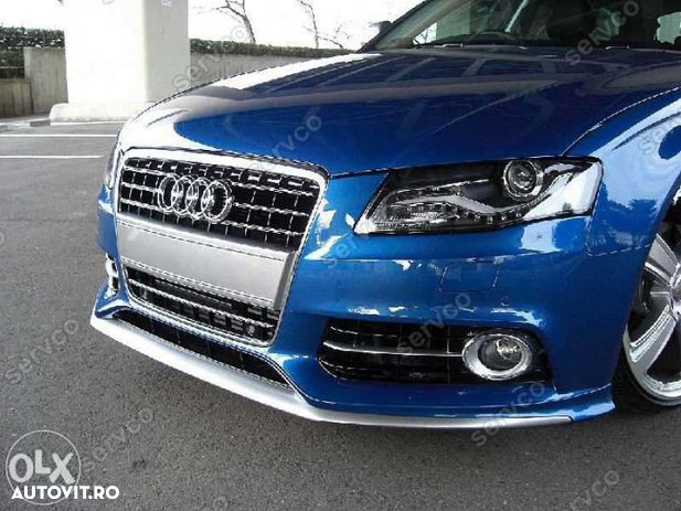 Prelungire spoiler fusta adaos bara fata Audi A4 B8 8K S line RS4 S4 - 6