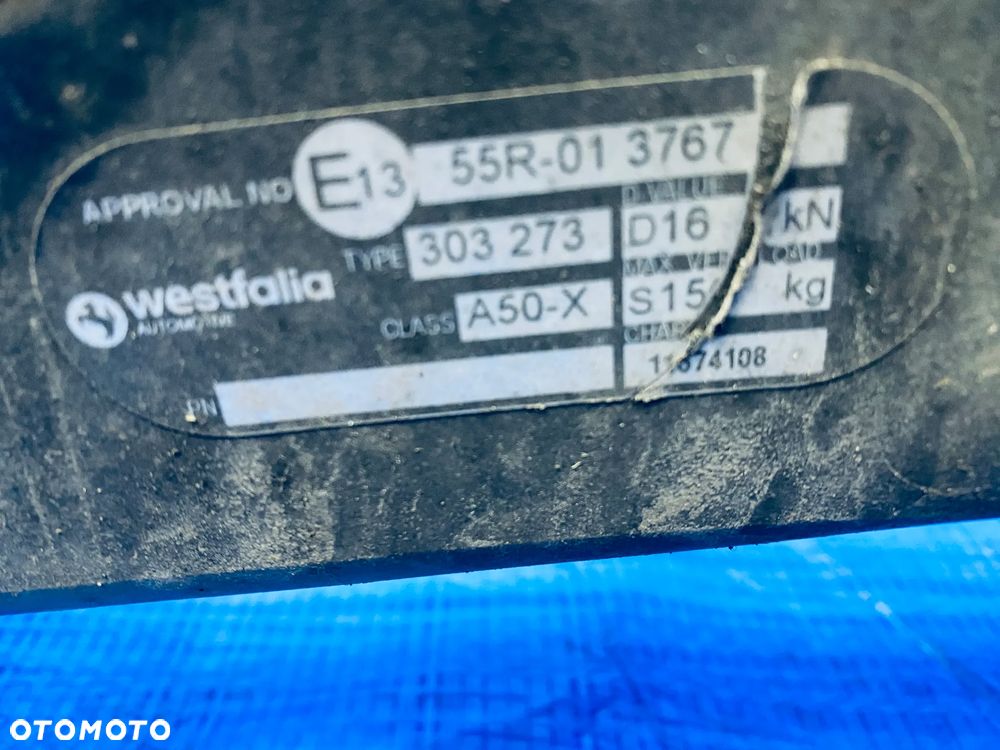 HAK HOLOWNICZY KOMPLETNY BELKA KULA WIĄZKA BMW X5 E70 F15 WESTFALIA ORYGINAŁ - 9