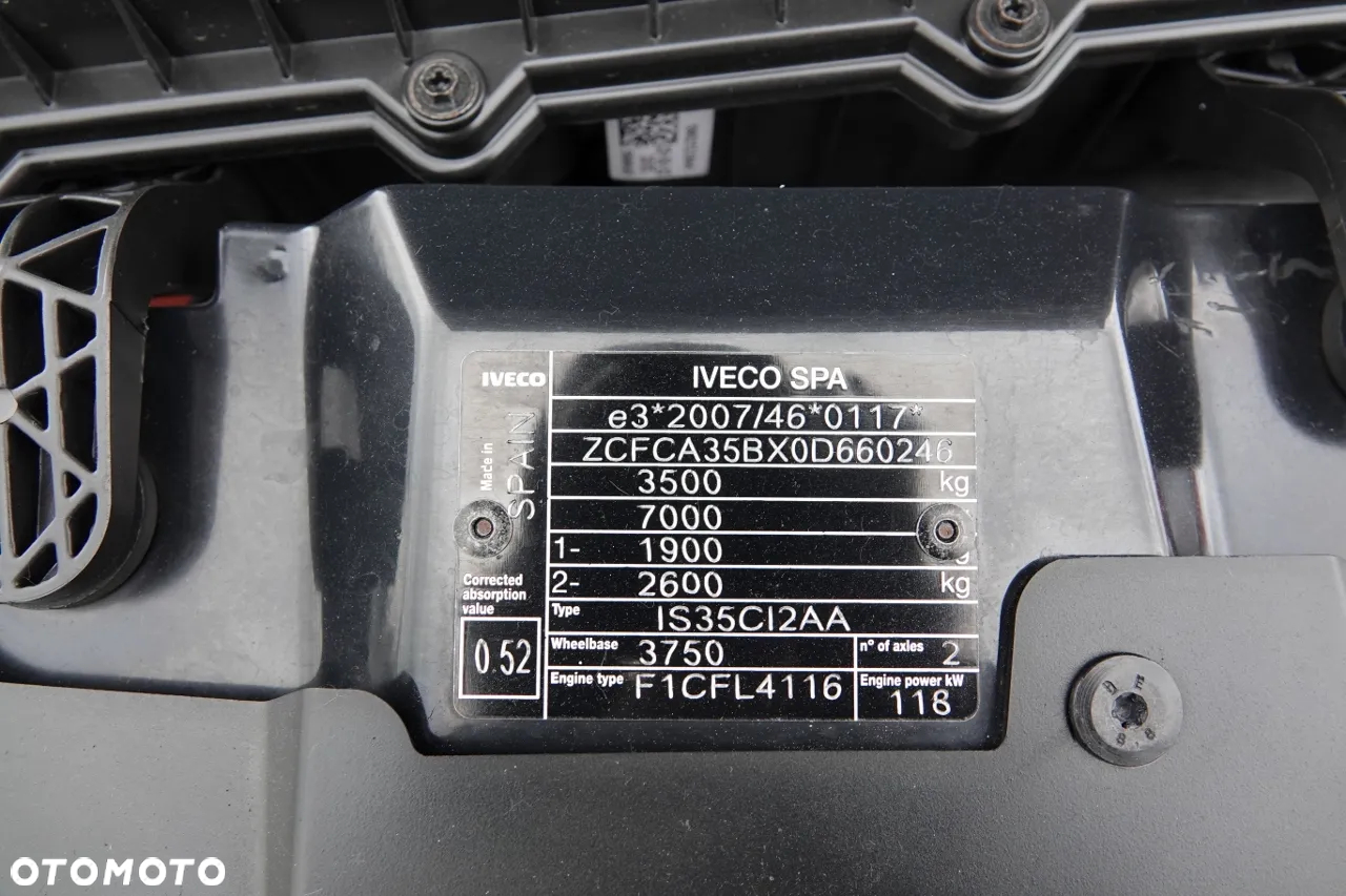 Iveco DAILY 3,0 D / KONTENER / 2020 ROK /BLIŹNIAK / SPROWADZONY / PO KONTRAKCIE SERWISOWYM - 36