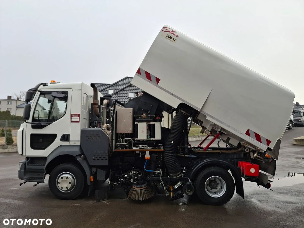 Renault D12 Midlum Zamiatarka SEMAT Zoeller FAUN Euro 6 Szczotki L/R Karcher Listwy Ciśnieniowe Mycie Jezdni PM 2.5 PM 10 2017r - 23
