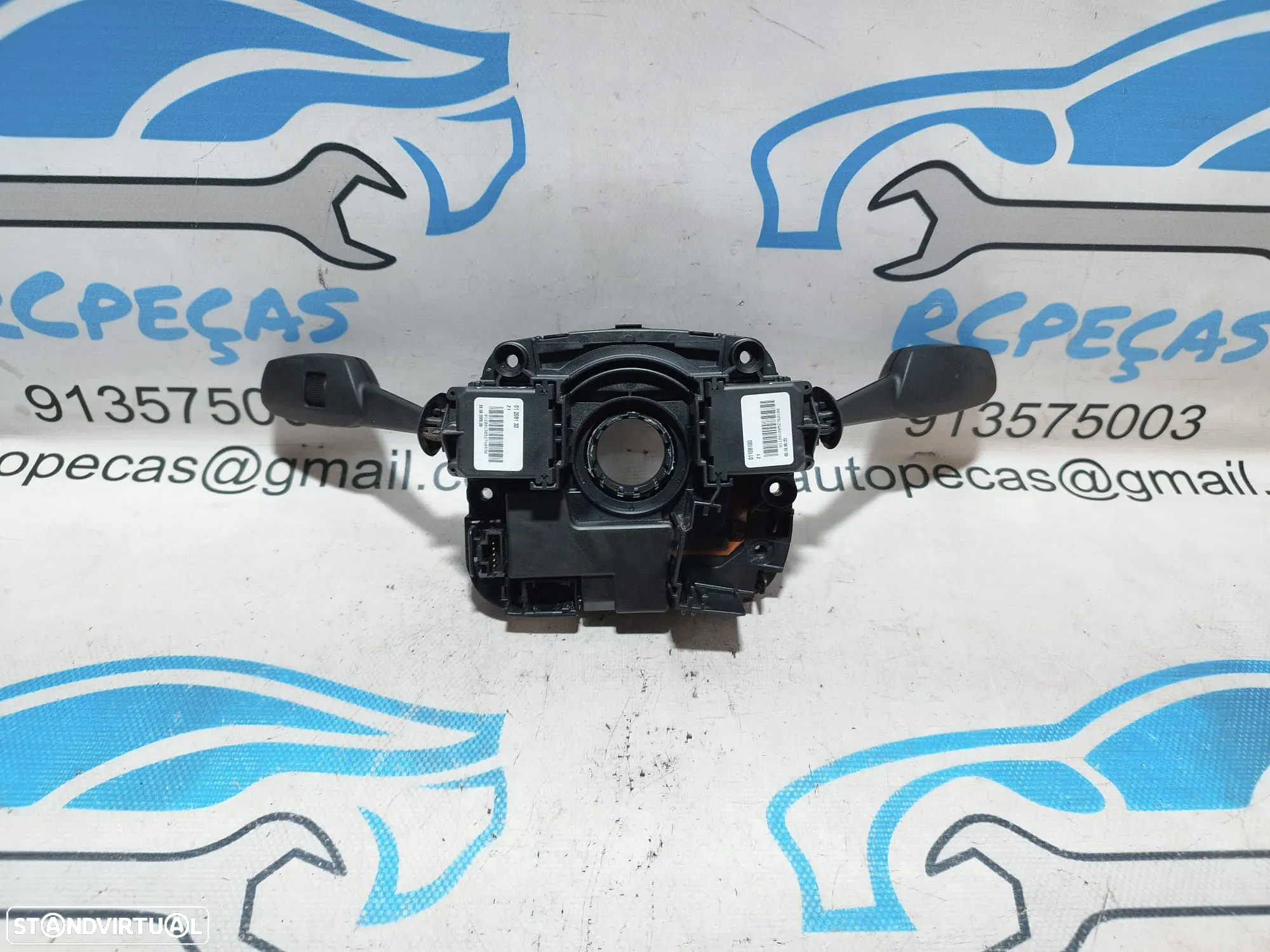 FITA AIRBAG BMW SERIE 1 E87 61319123042 9123042 6989556 SERIE 1 E81 E82 E88 SERIE 3 E90 E91 E92 E93 X1 E84 X5 E70 X6 E71 E72 Z4 E89 MANETE MULTIFUNÇÕES COMUTADOR - 5
