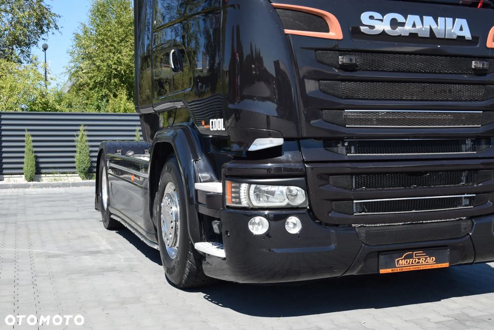 Scania R520 V8 / EURO 6 / FULL AIRMATIC / RETARDER / KLIMATYZACJA / ACC / 2 ZBIORNIKI PALIWA / ALUFELGI / LEDY / FULL SPOILERY / WERSJA PREMIUM / SPROWADZONA - 8