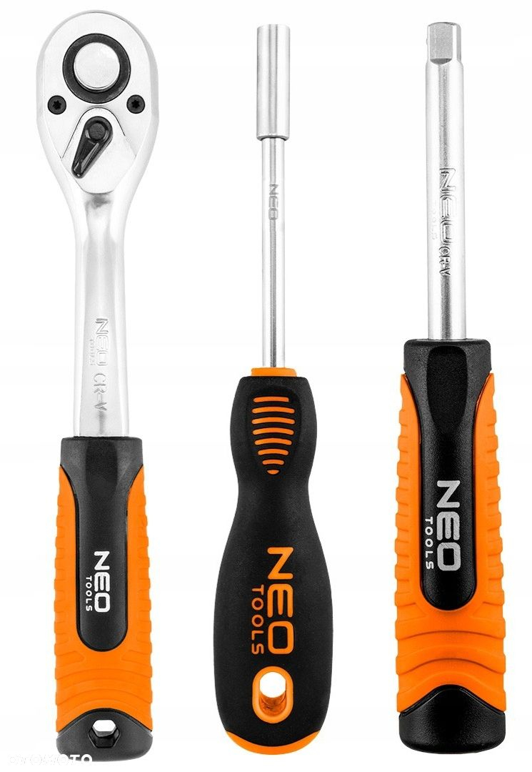 NEO KLUCZE NASADOWE 1/4" 3/8" 1/2" ZESTAW NARZĘDZIOWY NASADKI TORX 300 EL. - 4