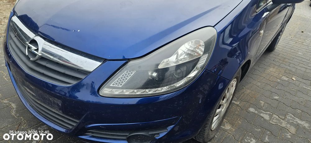 Lampa lewa prawa przód przednia LED czarna Opel Corsa D 2007r Europa - 1