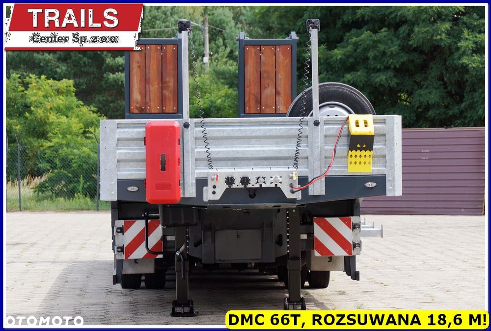 Inny Niska podłoga 4-osie, rozciągana dł. 18,60 m,  własne PTO, NAJAZDY HYDRAULICZNE. !!! - 13