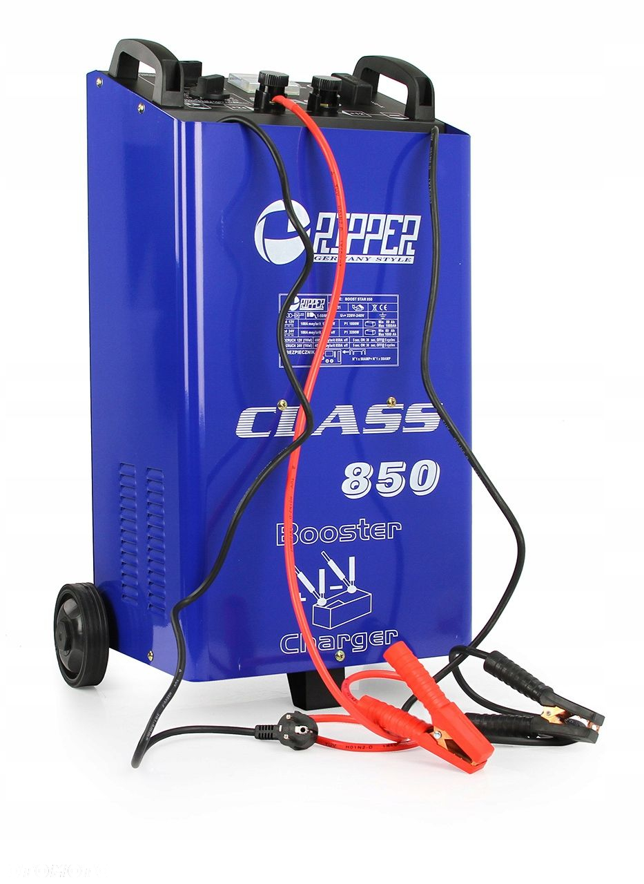 PROSTOWNIK SAMOCHODOWY Z ROZRUCHEM ROZRUCH START LCD 850 12V 24V 850A - 3