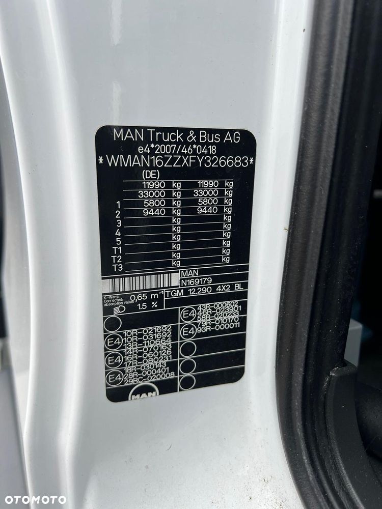 MAN TGM 12.290 - 18