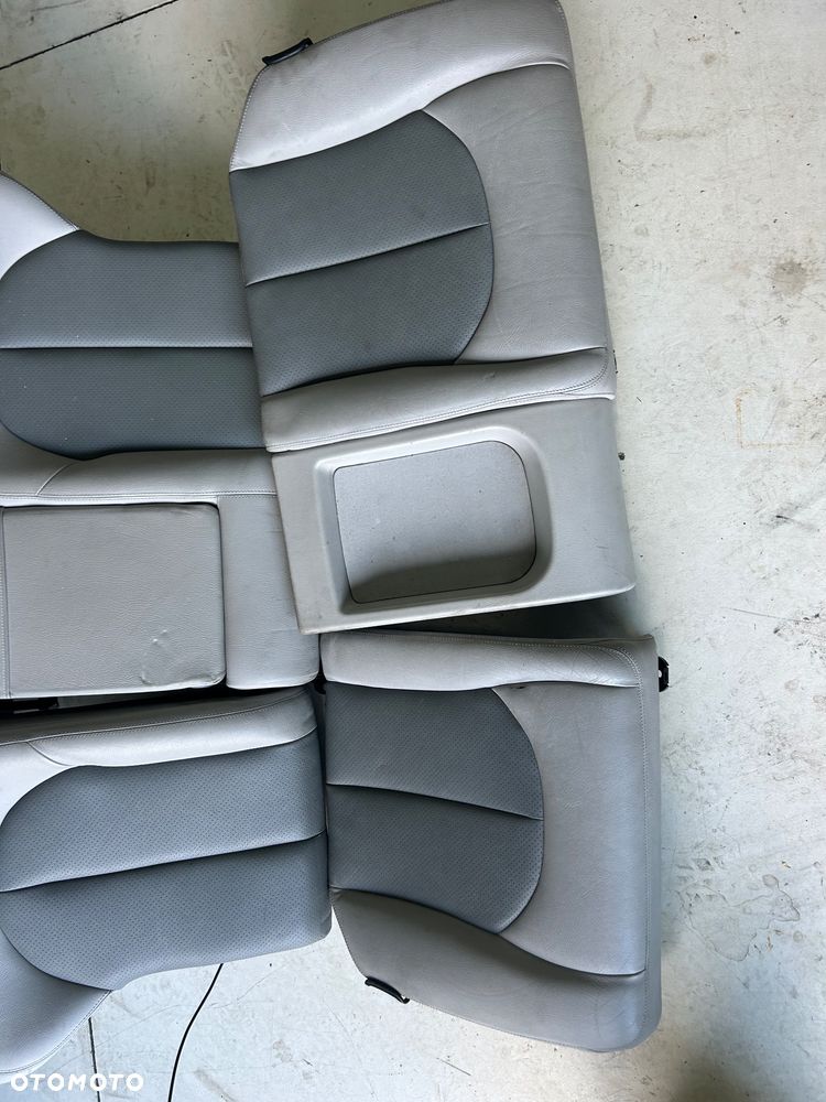 Mercedes CLK 209 coupe  komplet foteli fotele skóra tapicerka  boczki - 7