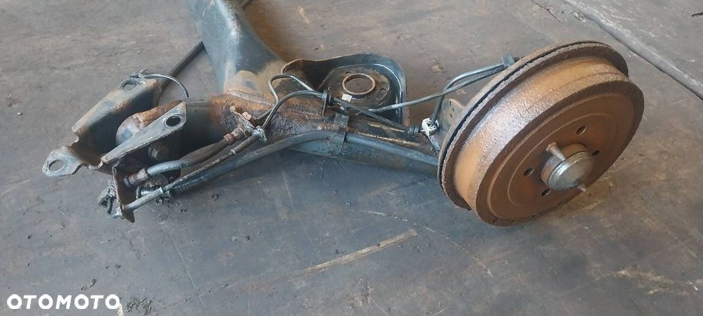 BELKA OŚ ZAWIESZENIA TYŁ BĘBNY Z ABS AMORTYZATORY SPRĘŻYNY FIAT IDEA - 5