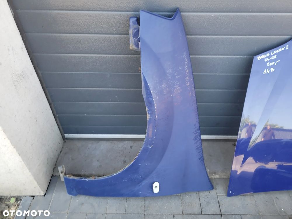 Dacia Logan I 04-08 1.4 Zestaw maska lampy blotniki chlodnica zderzak - 6