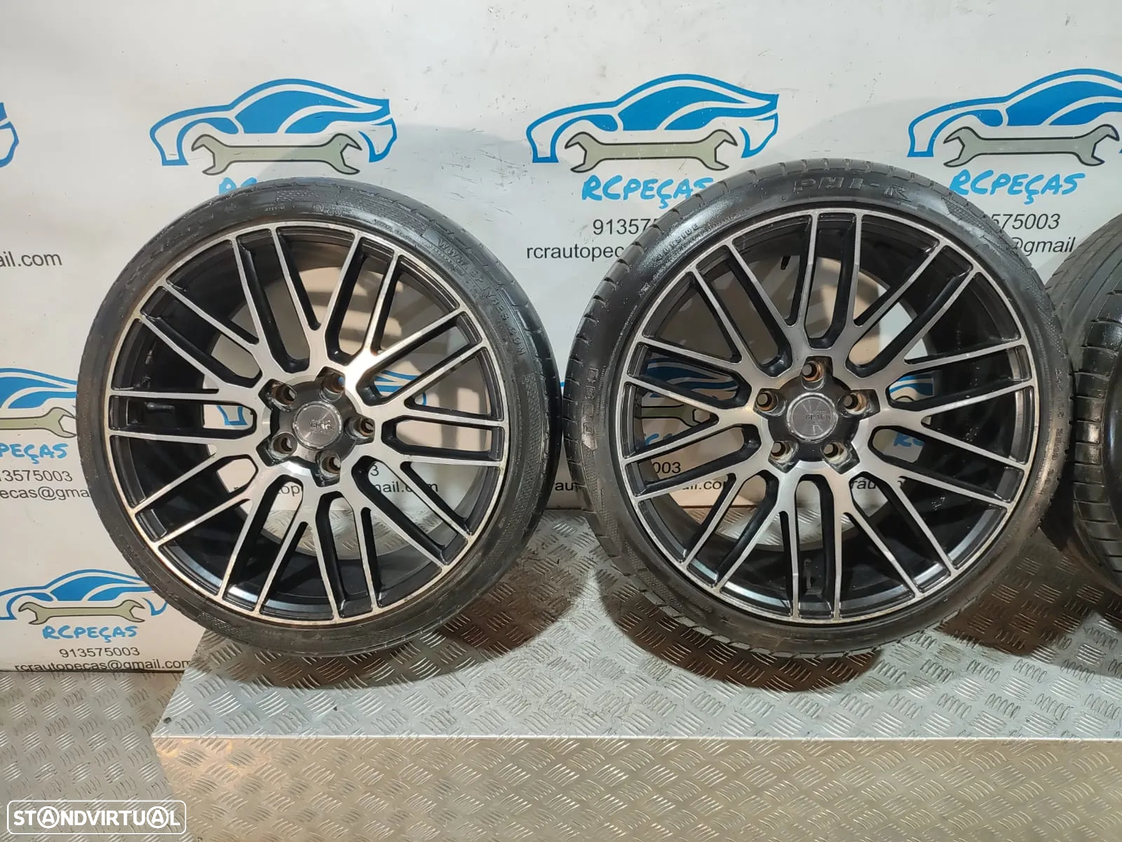 Jantes 19 Originais Savini Black di Forza 8,5J 9,5J ET15 5x112 - 6