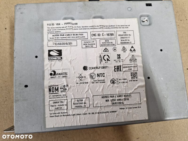 citroen c3 aircross 1 i radio nawigacja navi czytnik 9828709480 - 5