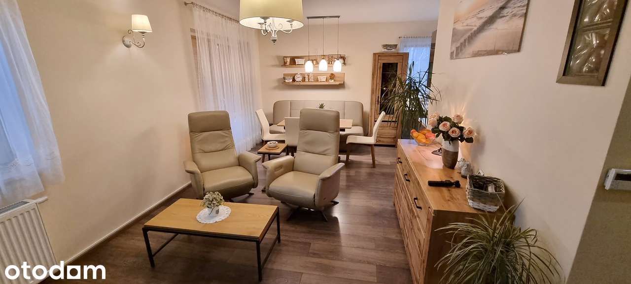 3-pokojowe mieszkanie 58 m² + garaż, balkon, ogród, miejsce parkingowe
