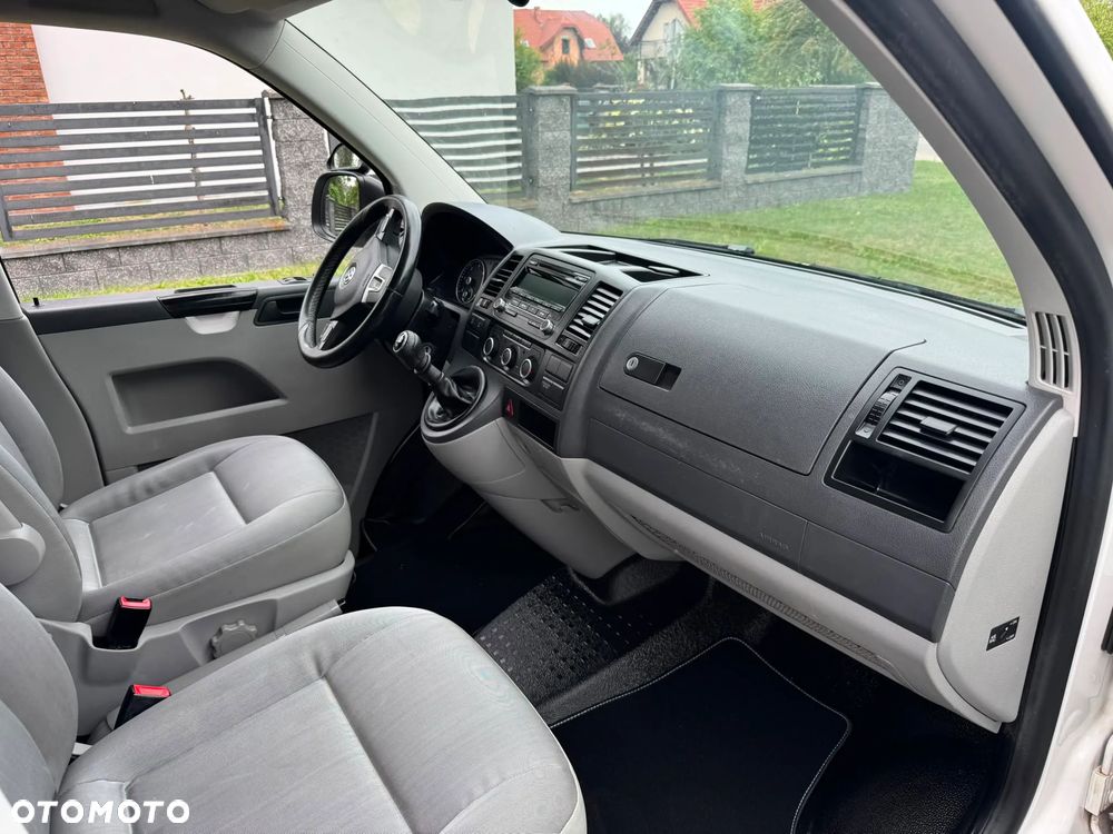 Volkswagen TRANSPORTER T5 L2H1 LIFT Długi Klima Elektryka Tempomat Furgon 3os. Hak Serwis - 18