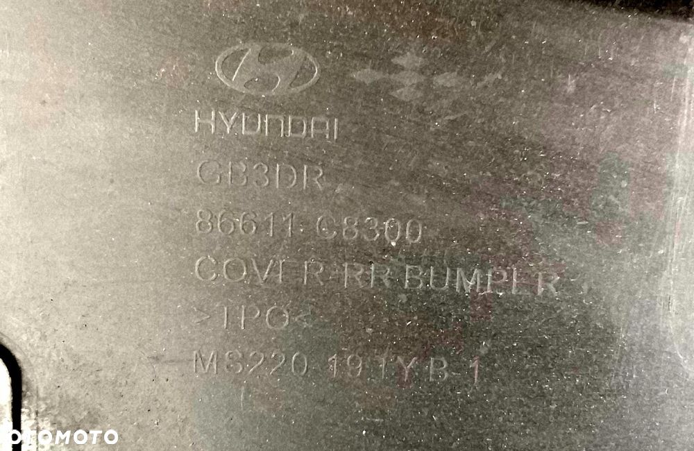 zderzak tył tylny PDC HYUNDAI I20 II 3D 3-drzwiowy COUPE 2014- - 14