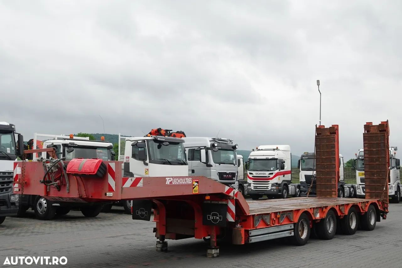 Kaiser REMORCĂ CU ÎNCĂRCARE MICĂ KAISER / GVW:  72.000 KG! / 4 AXI / AXIE DIRECTION / IMPORTAT - 1