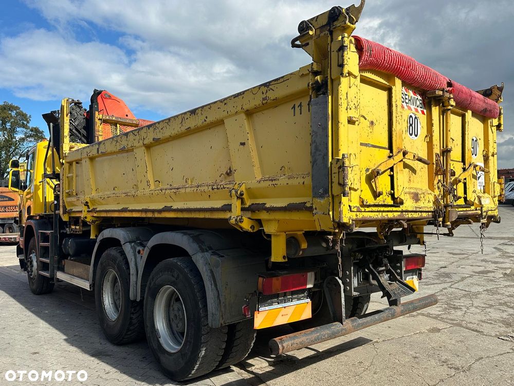 Scania P340  Wywrotka  + żuraw - 7