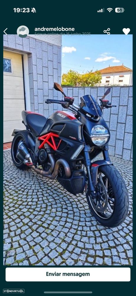 Ducati Diavel Red/carbono - 3