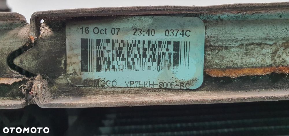 CHŁODNICA WODY INTERCOOLERA KLIMATYZACJI FORD MONDEO MK4 2.0 TDCI KOMPLET - 8
