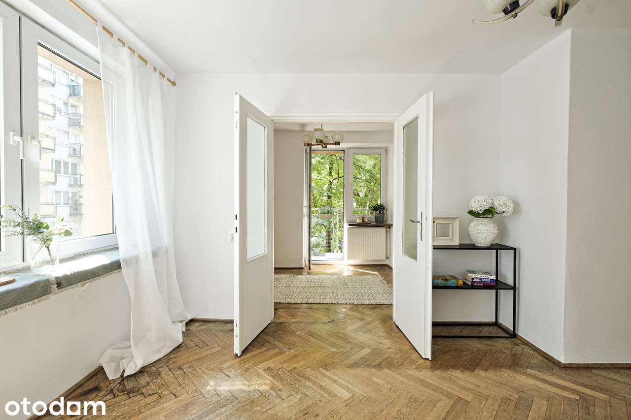 3 pokoje | 45,2 m² | balkon | zieleń | Metro Młynów