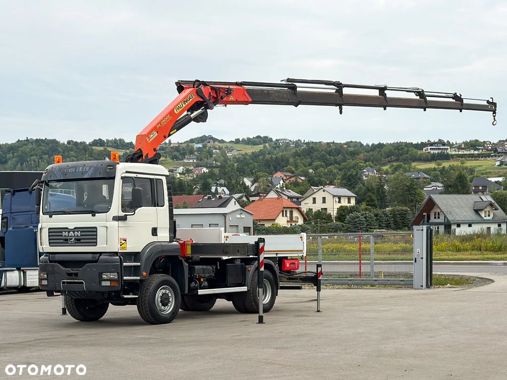 MAN TGA 18.430 * SKRZYNIA 3,45 m * PALFINGER PK 29002 + PILOT * 4x4! - 2