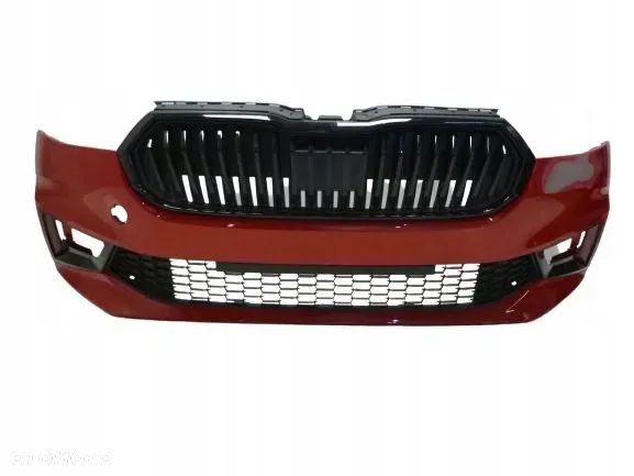 SKODA FABIA IV 4 ZDERZAK PRZÓD  PRZEDNI 4xPDC GRILL ATRAPA CHŁODNICY POD RADAR ORYGINAŁ - 14