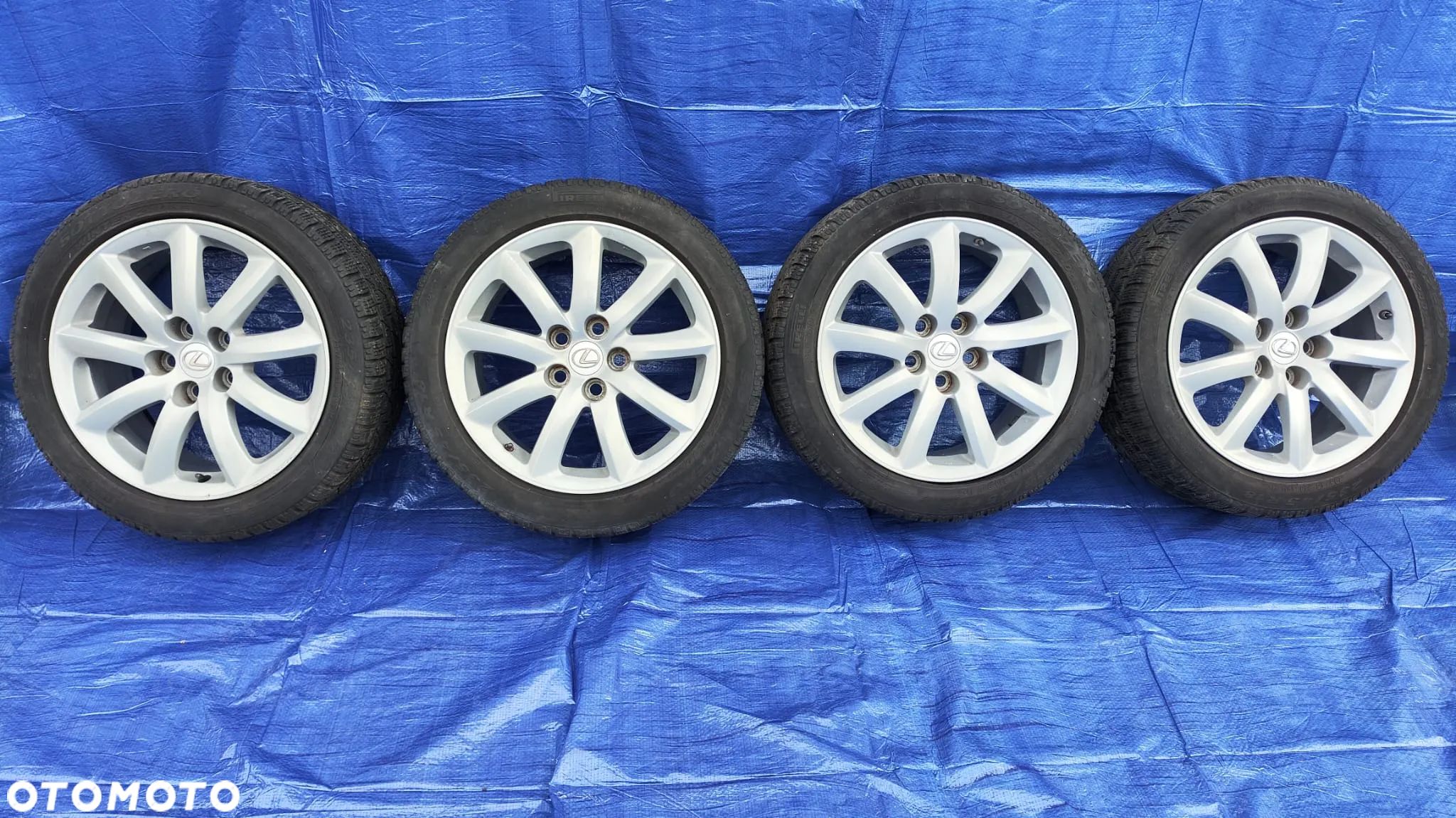 FELGI ALUMINIOWE ALUFELGI KOŁA 18 7.5J ET32 5x114.3 OPONY 235/45R18 LEXUS LS IV LS460 LS600 - 1