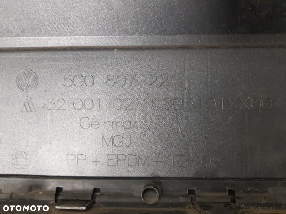 VW GOLF VII 7 ZDERZAK PRZEDNI 6PDC SPRYSKI 12-17 HIGHLINE 5G0807221 - 6